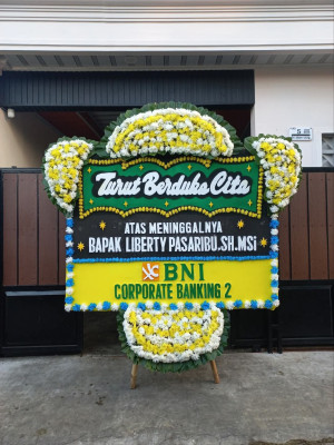 Papan Bunga Duka di Baru Ilir