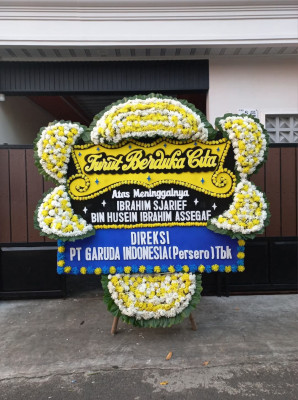 Papan Bunga Duka di Baru Ilir