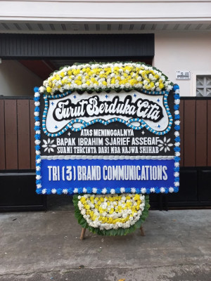 Papan Bunga Duka di Baru Ilir